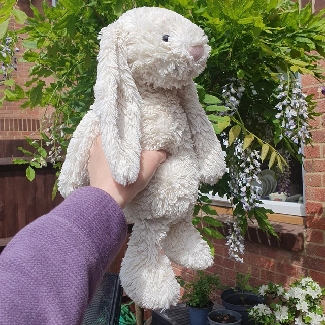 Large Soft Toy Rabbit JELLYCAT LARGE BASHFUL White Bunny Rabbit Soft Toy 11