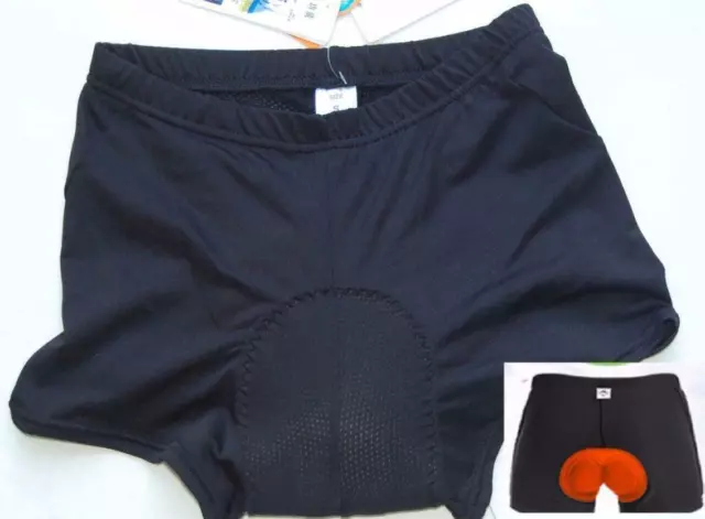 Cycling bike spin class padded underpants knick shorts uni sex S M L XL 2XL 3XL