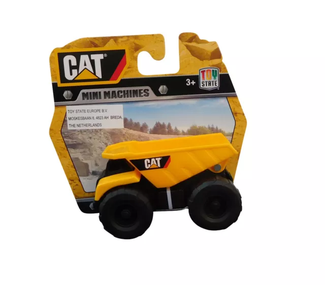 4 Stück Cat Catterpillar mini machines Toy State Kipplaster Lkw Auto 34607