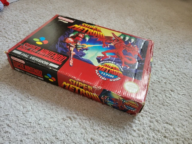 Super metroid big box snes super nintendo complet ukv