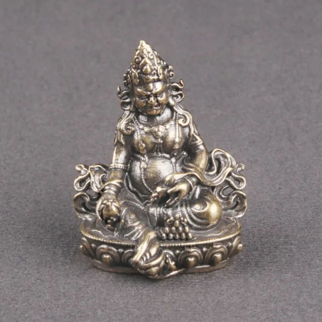 Buddhism Statue Collectibles Figurines Decor for Bedroom Brass 2