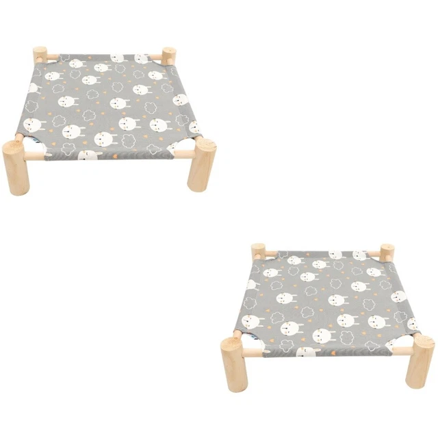 2 camas transpirables premium cómodas para perros cama elevada para gatos por mascota