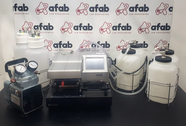 BioTek 405TSRVSQ Plate Washer w/Gast DOA-P704AA Pump and Accessories