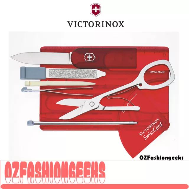 VICTORINOX Swiss Army Knife Cyber SwissCard Red 0.7100T CYBER CARD 35791 PI