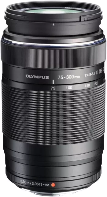 [ près De Mint ] Olympus 75-300mm f4.8-6.7 II BK De Japon (N871)