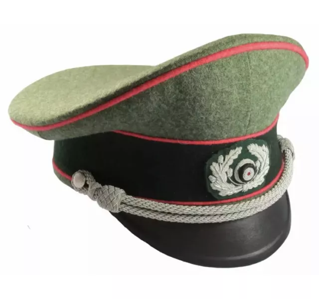 WW2 WH GERMAN Army Officer Peaked Cap Tank WH Visor Hat Size All Sizes ...