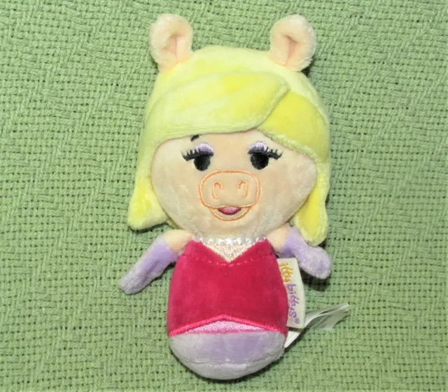 Hallmark Itty Bittys Miss Piggy Plush Stuffed Animal Muppet Charater 5" Mini Toy