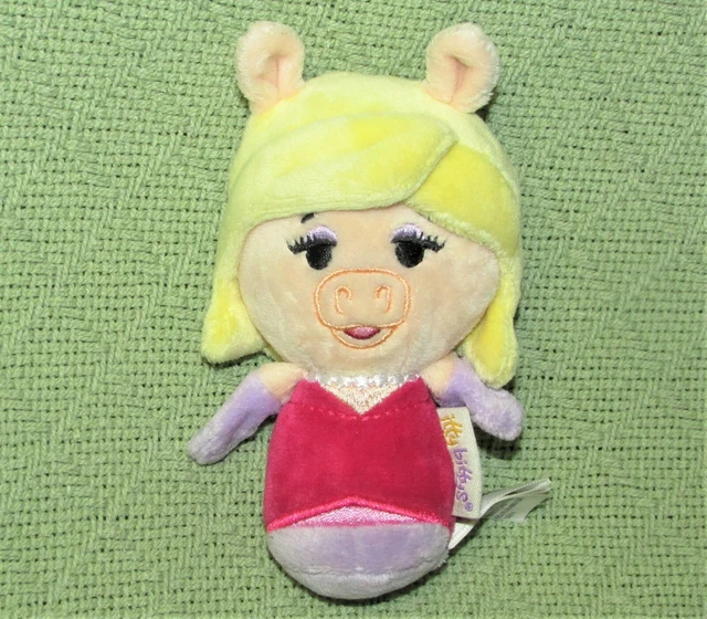 Hallmark Itty Bittys Miss Piggy Plush Stuffed Animal Muppet Charater 5" Mini Toy