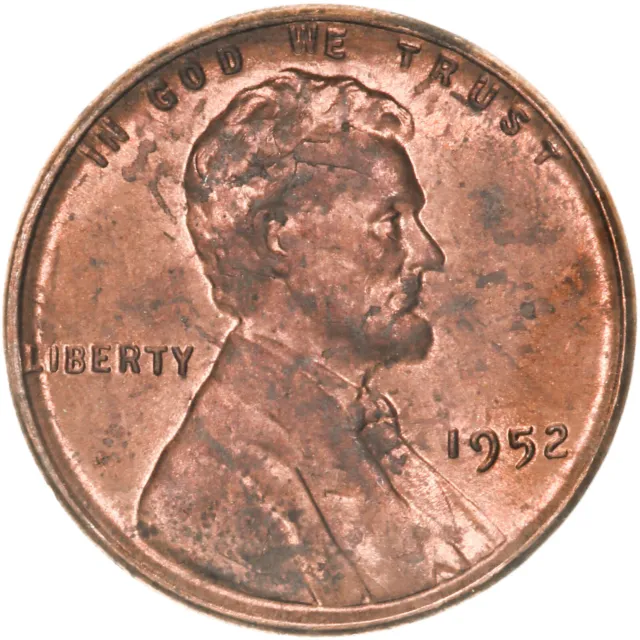 1952 Lincoln Wheat Cent Uncirculated Penny US Coin