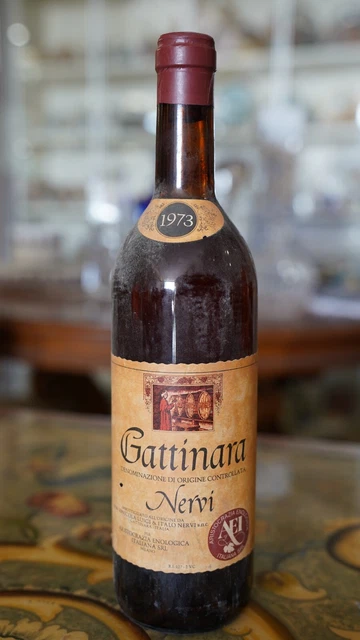 Vino Gattinara  Casa Vinicola Nervi E Figlio Gattinara  1973
