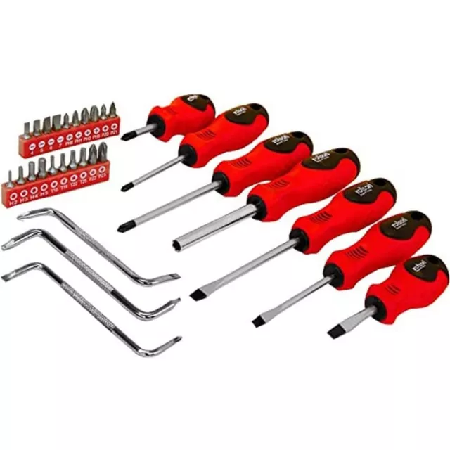 30PCS Magnétique Screwdriver Set Doux Prise Résistant Précision Réparation Kit 2