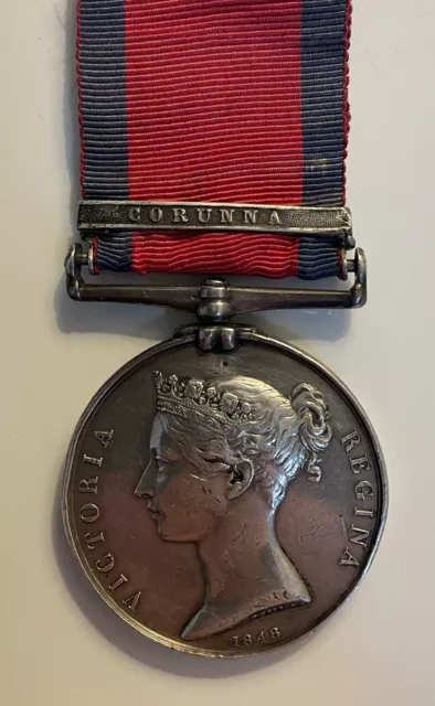 Military General Service Medal Corunna 95th Rifles