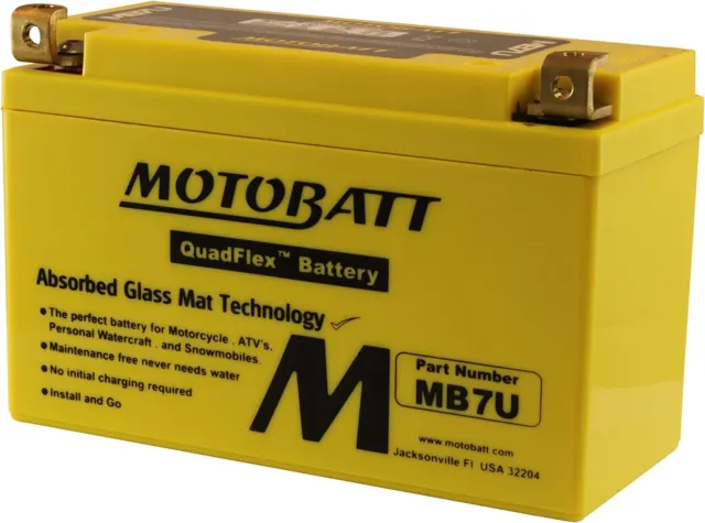 Batterie Moto Motobatt MB7U Yamaha YP majesty 250 2001 2002 2003 2004 2005 2006