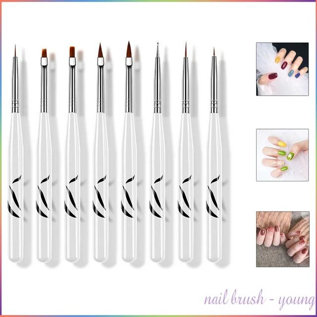 8 PIEZAS Juego de 8 PIEZAS Pintura de Pintura de Puntos Dibujo Pincel Pincel Pluma Herramienta Reino Unido