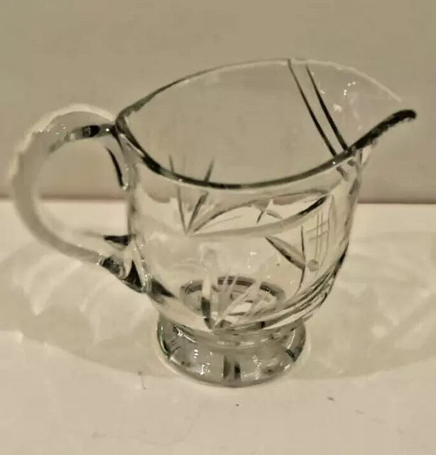 Vase Milchkännche Bleikristall 8x7cm