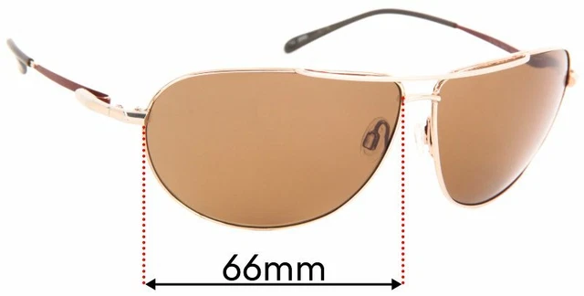 SFx Replacement Sunglass Lenses fits Serengeti Salto - 66mm Wide