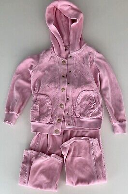 Designer Girls Juicy Couture Baby Pink Tracksuit