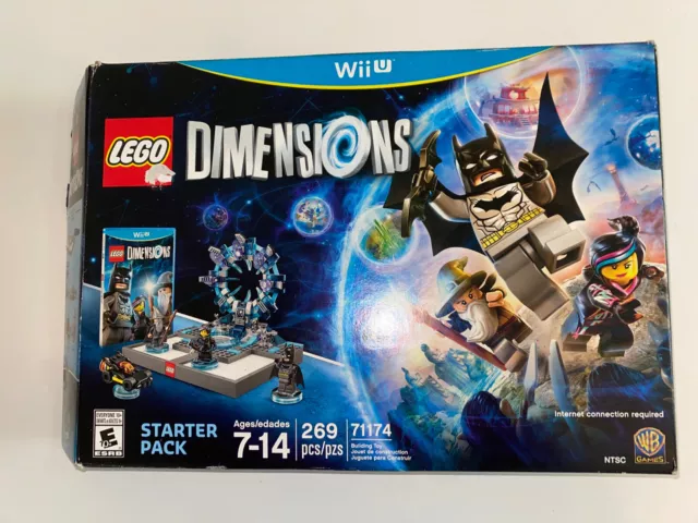 Wii U Lego Dimensions Starter Pack Disc Stand Video Game Portal Opened New