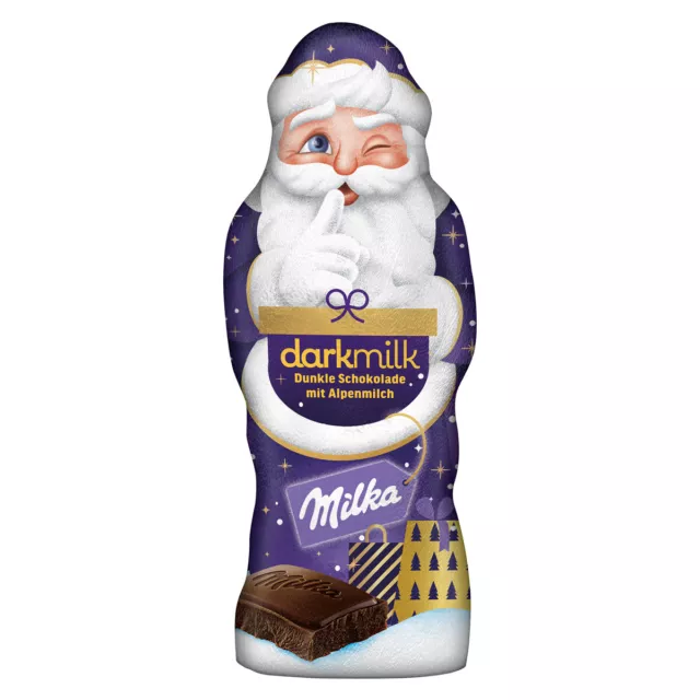 Milka Père Noël Foncé Milk Sombre Alpenmilchschokolade 100g