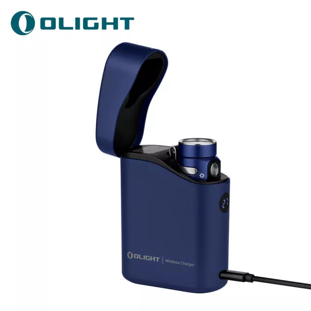 Olight Baton 4 Premium Edition 1300 Lumens Rechargeable Mini EDC Torch - Blue