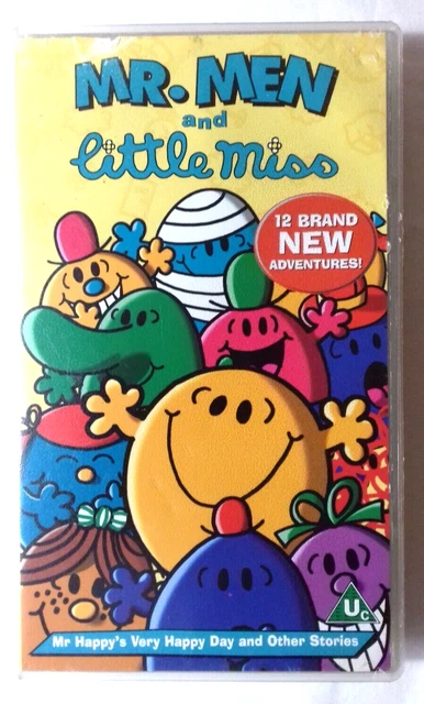 MR MEN AND LITTLE Miss VHS Video Mr Happy s Very Happy Day And Other MR MEN AND LITTLE Miss VHS Video Mr Happy s Very Happy Day And Other