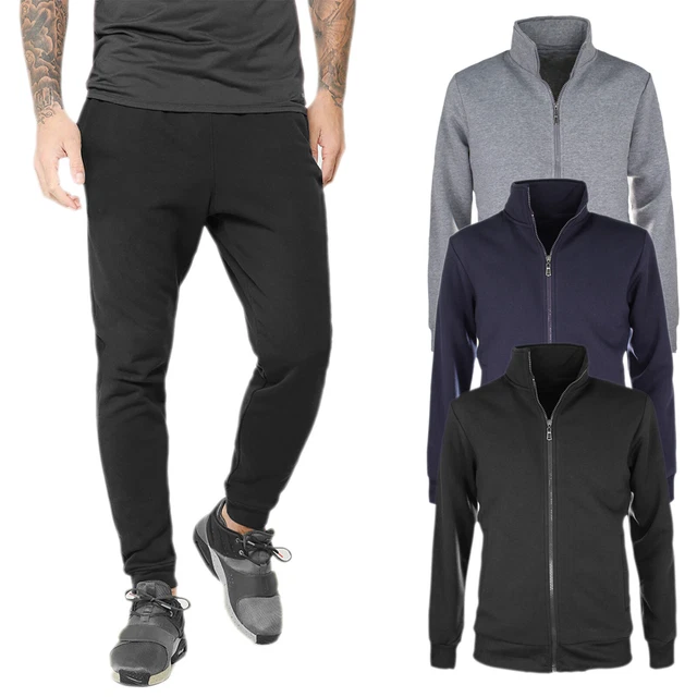 Tuta Uomo Invernale Completo Caldo Cotone Sport Maglia Felpa + Pantalone VEQUE