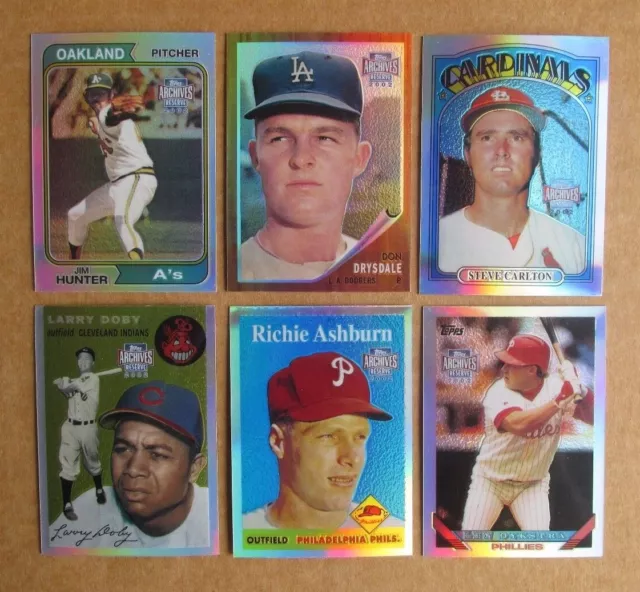 2002 Topps Archives Reserve Baseball Card Singles Complete Your Set Pick Choose