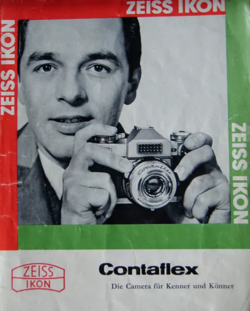 ZEISS IKON CONTAFLEX - Anleitung und Preisliste um 1960