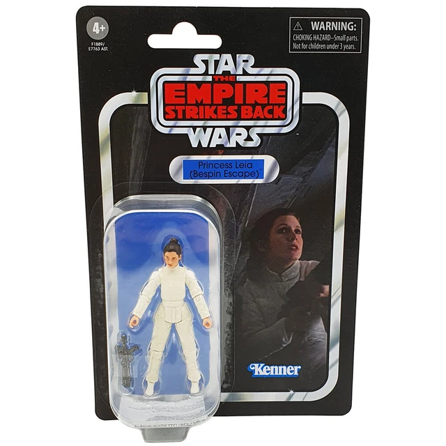 Star Wars Action Figure Empire Strikes Back Princess Leia 3.75 Inch Tall Ages 4+