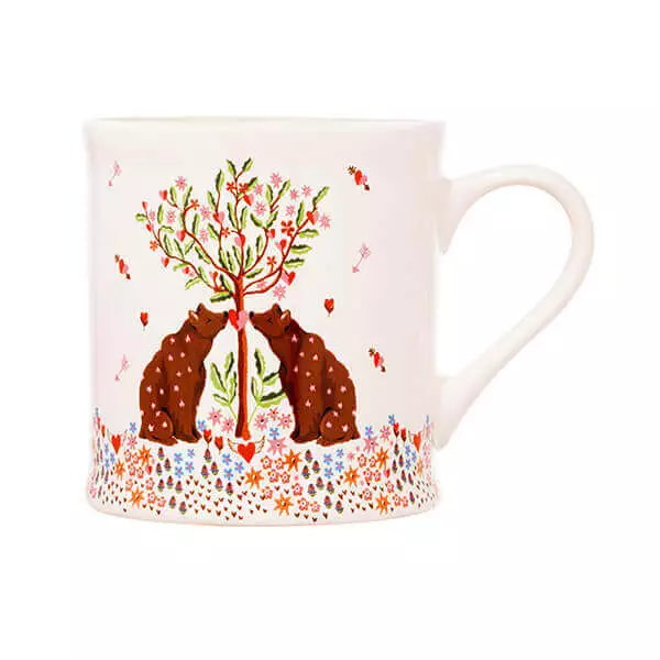 Cath Kidston Oh My Heart Bears Mollie Mug