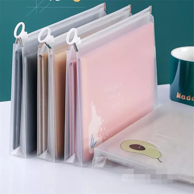 Transparent PVC B5 A4 A5 A6 Folders  File Bag Document Hold Bag Paper Storage