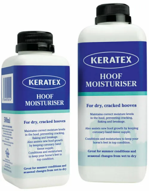 Keratex Hoof Moisturiser for Dehydrated Brittle Cracked Breaking Dry Hooves