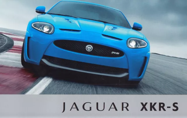 JAGUAR XKR-S COUPE CABRIO Sportscar 5.0 V8 Prospekt Brochure 2011 O