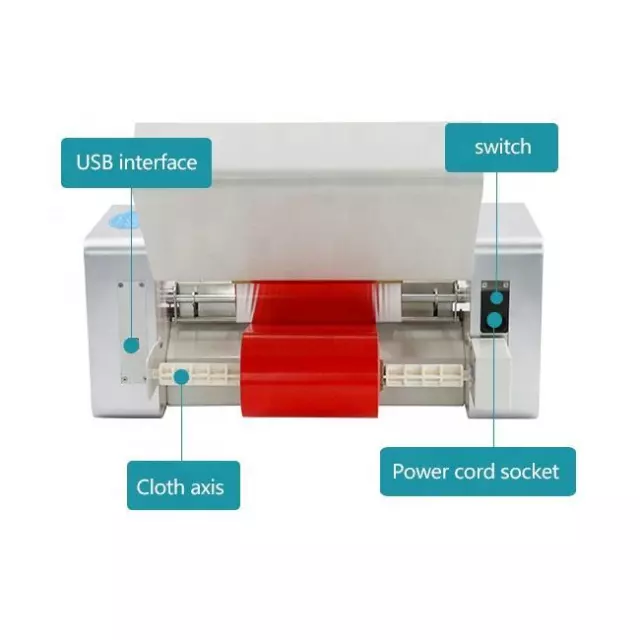 35cm Digital Sheet Hot Foil Printer  Auto Feeding Fast speed Stamping Machine
