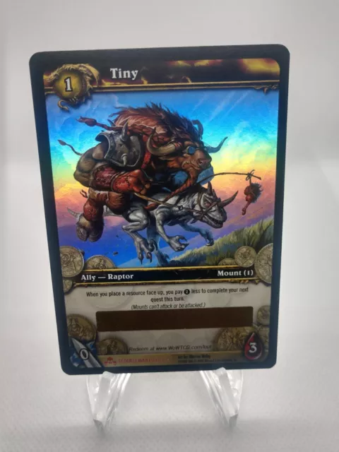 2009 World of Warcraft WOW TCG Tiny Loot Card Unscratched