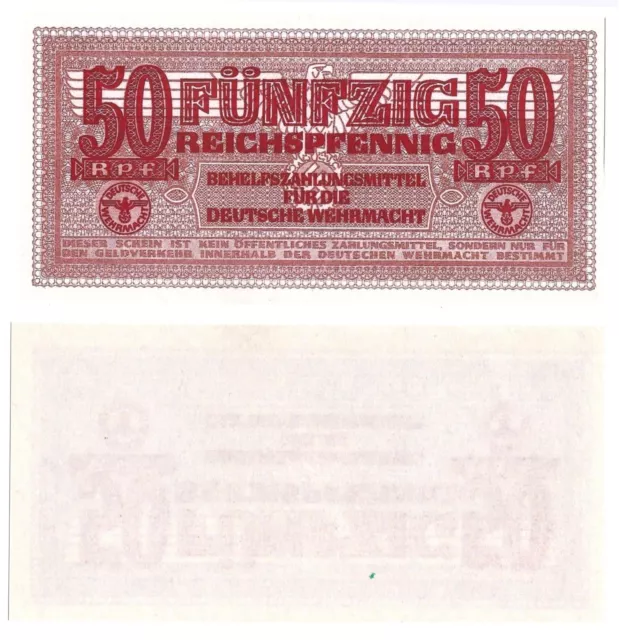 -r Reproduction - Germany 50 Reichspfennig 1942 Pick #M22   0302R