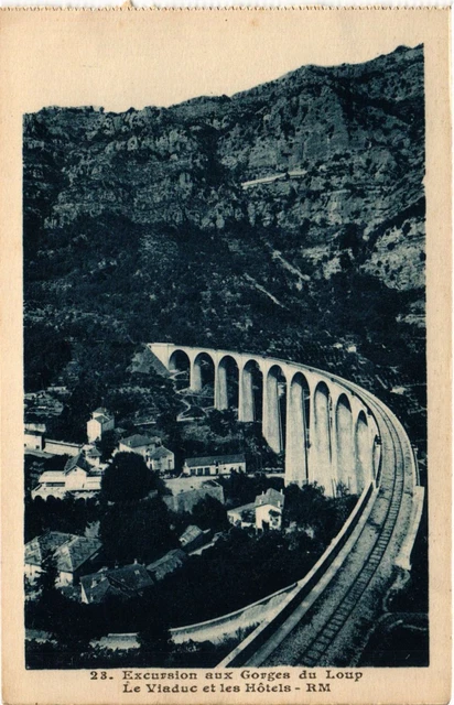 CPA AK Excursion to the Gorges du Loup - Le Viaduct et les Hotels (639133)