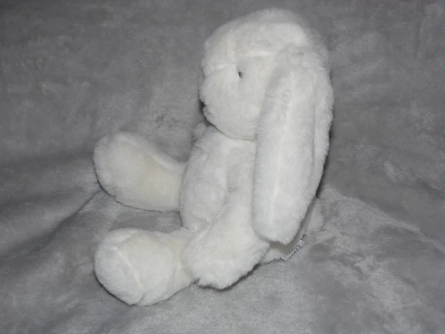 MORRISONS BUNNY SOFT toy white rabbit comforter £14.95 - PicClick UK