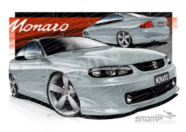 Holden Monaro V2 Ii Quick Silver A3 Framed Print (Hc82)