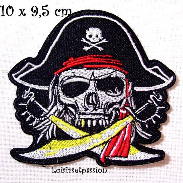 Patch Ecusson Thermocollant Barre de bateau 5,50 x 5,50 cm
