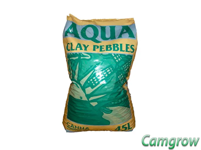 CANNA  Aqua Clay Pebbles 45L Bag For Growing Hydroponic Cultivation Systems