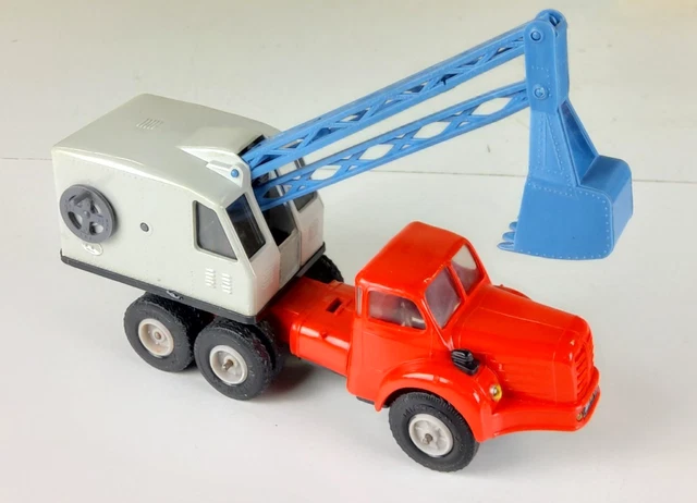 Norev Ancien 1/43 – Tracteur Berliet Avec Pelle Mécanique (sans Boîte), Occasion