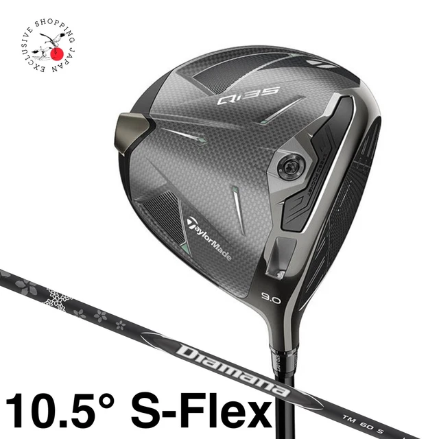 TAYLORMADE GOLF QI35 Driver 10.5° S-Flex Diamana Black TM60
