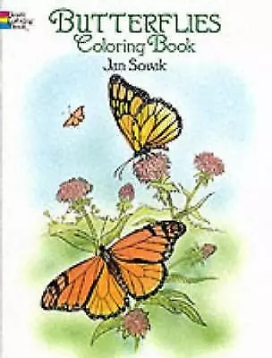 Butterflies Coloring Book; Dover Nature Col- 9780486273358, Jan Sovak, paperback