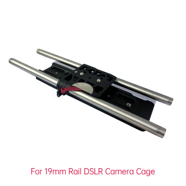 HONTOO Quick Release Baseplate Dovetail Plate Fit For 19mm Rail DSLR Camera Cage