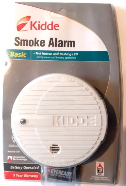 Kidde Smoke Alarm - battery powered - 0915UK