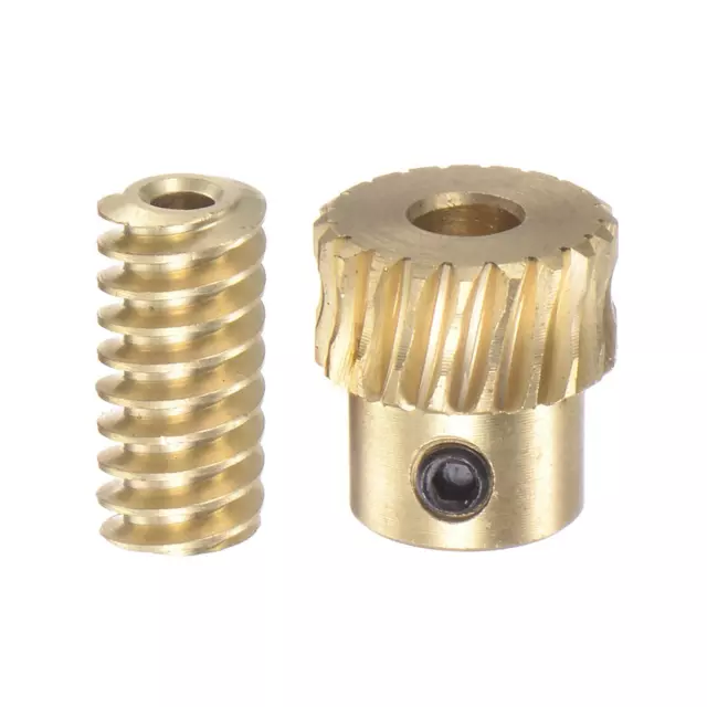 Set cambio a vite senza fine 0,5 modulo 20T corsa destra ruota albero kit per piccolo motore
