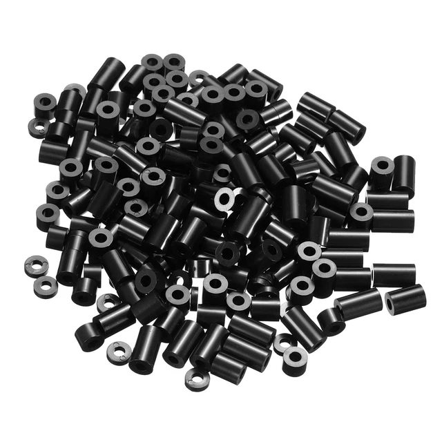 Rond Entretoise Rondelle 200 Paquet 2, 5, 8, 10, 12mm Long pour M3 Vis Bloc