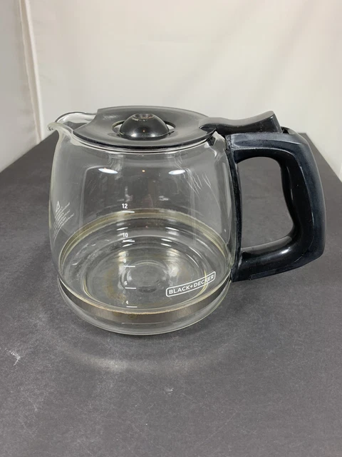 Black & Decker Coffee Pot 12-Cup Replacement Carafe Black GC3000B