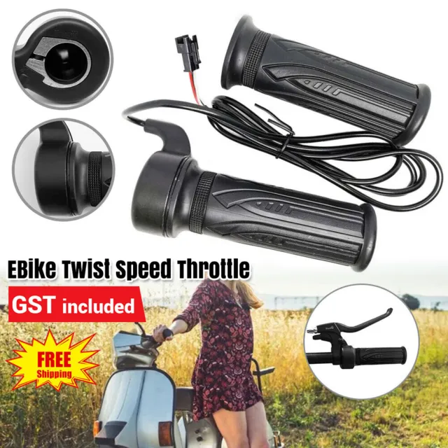 EBike Twist Speed Throttle Accessories for 12V 24V 36V 48V Electric Scooter AU